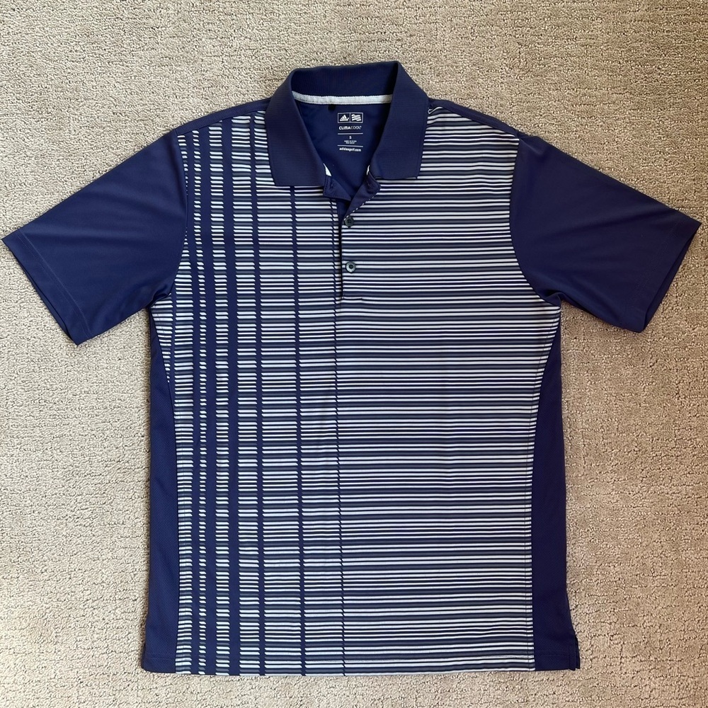 Adidas ClimaCool Striped Golf Shirt